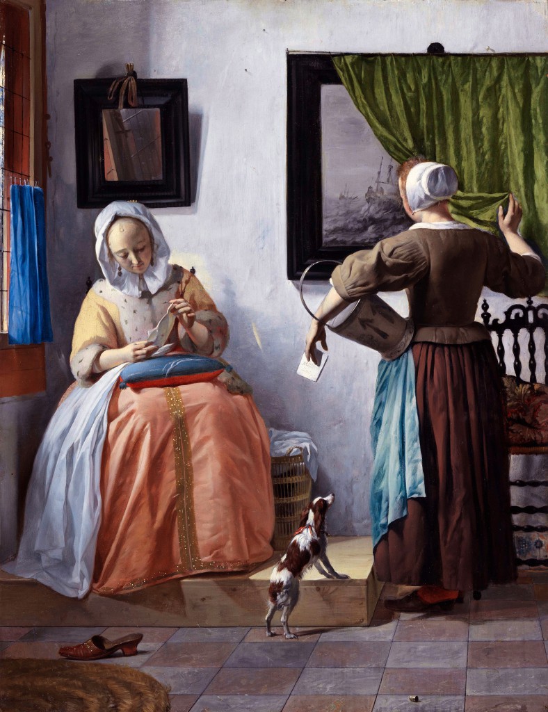 Att upprätthålla dialogen med dem som fanns före oss. är viktigt. Gabriël Metsu, Woman Reading a Letter (ca 1664-1666).